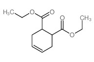 4-Cyclohexene-1,2-dicarboxylicacid, 1,2-diethyl ester, (1R,2S)-rel- structure