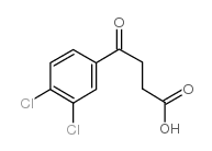 4-(3,4-二氯苯基)-4-氧代丁酸结构式