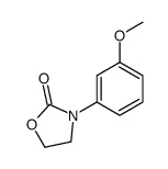 3-(3-methoxyphenyl)-1,3-oxazolidin-2-one结构式