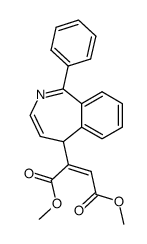 1-Phenyl-(5H-benzazepin-5-yl)-maleat结构式