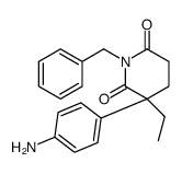 3-(4-aminophenyl)-1-benzyl-3-ethylpiperidine-2,6-dione Structure