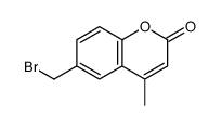 6-(bromomethyl)-4-methylchromen-2-one Structure