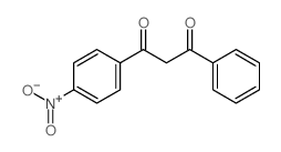 1-(4-nitrophenyl)-3-phenyl-propane-1,3-dione structure