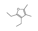 4,5-Diethyl-2,3-dihydro-2,3-dimethylfuran结构式