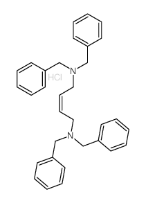 (Z)-N,N,N,N-tetrabenzylbut-2-ene-1,4-diamine structure