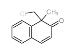 2(1H)-Naphthalenone,1-(chloromethyl)-1-methyl-结构式