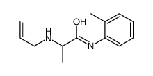 N-(2-methylphenyl)-2-(prop-2-enylamino)propanamide Structure