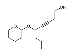 5-tetrahydropyran-2-yloxy-oct-3-yn-1-ol结构式