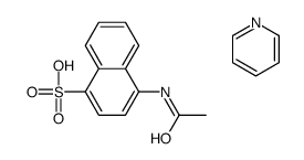 4-acetamidonaphthalene-1-sulfonic acid,pyridine Structure