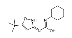 1-(5-tert-butyl-1,2-oxazol-3-yl)-3-cyclohexylurea结构式