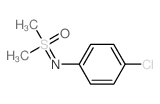 (4-chlorophenyl)imino-dimethyl-oxo-λ6-sulfane结构式