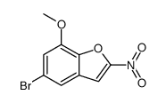 5-bromo-7-methoxy-2-nitro-1-benzofuran Structure