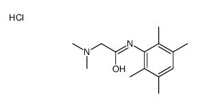 2-(dimethylamino)-N-(2,3,5,6-tetramethylphenyl)acetamide,hydrochloride结构式