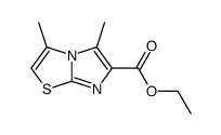 3,5-dimethyl-imidazo[2,1-b]thiazole-6-carboxylic acid ethyl ester Structure