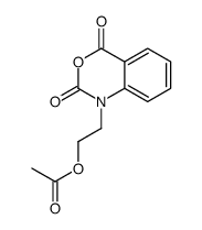 2-(2,4-dioxo-3,1-benzoxazin-1-yl)ethyl acetate结构式