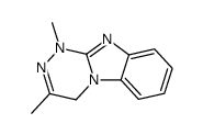 [1,2,4]Triazino[4,3-a]benzimidazole,1,4-dihydro-1,3-dimethyl-(9CI) picture