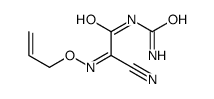 2-(carbamoylamino)-2-oxo-N-prop-2-enoxyethanimidoyl cyanide结构式