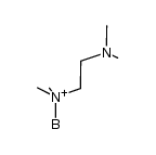 N,N,N',N'-tetramethyl ethylene diamine monoborane结构式