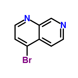 4-Bromo-1,7-naphthyridine结构式