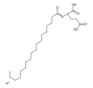 potassium,hydron,(2S)-2-(octadecanoylamino)pentanedioate结构式