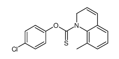O-(4-chlorophenyl) 8-methyl-2H-quinoline-1-carbothioate结构式