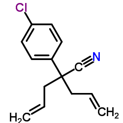 2-Allyl-2-(4-chlorophenyl)-4-pentenenitrile结构式