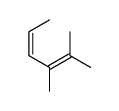 (4E)-2,3-dimethylhexa-2,4-diene结构式