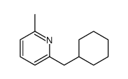 2-(cyclohexylmethyl)-6-methylpyridine结构式