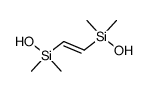 trans-1,2-Bis(hydroxydimethylsilyl)ethan Structure