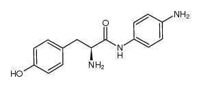 L-tyrosine amide of p-phenylenediamine结构式