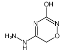 5-hydrazinyl-6H-1,2,4-oxadiazin-3-one结构式