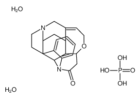 (4aR,5aS,8aR,13aS,15aS,15bR)-4a,5,5a,7,8,13a,15,15a,15b,16-decahydro-2H-4,6-methanoindolo[3,2,1-ij]oxepino[2,3,4-de]pyrrolo[2,3-h]quinoline-14-one,phosphoric acid,dihydrate Structure