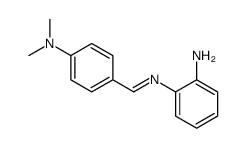 2-[[4-(dimethylamino)phenyl]methylideneamino]aniline结构式