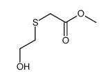 methyl 2-(2-hydroxyethylsulfanyl)acetate structure