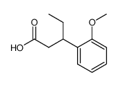 3-(2-methoxy-phenyl)-valeric acid结构式