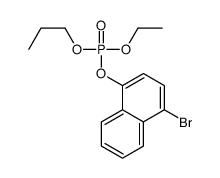 (4-bromonaphthalen-1-yl) ethyl propyl phosphate结构式