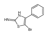 5-Bromo-4-phenylthiazol-2-amine Structure