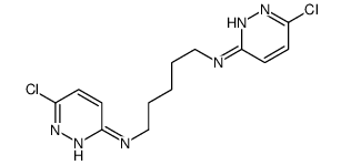 N,N'-bis(6-chloropyridazin-3-yl)pentane-1,5-diamine结构式