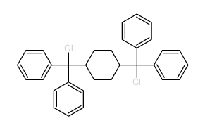 [chloro-[4-(chloro-diphenyl-methyl)cyclohexyl]-phenyl-methyl]benzene structure