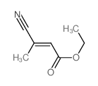 ethyl (E)-3-cyanobut-2-enoate结构式