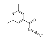 2,6-Dimethylisonicotinoyl azide Structure