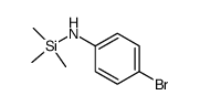 N-(trimethylsilyl)-4-bromoaniline Structure