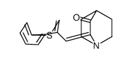 2-(1-benzothiophen-3-ylmethylidene)-1-azabicyclo[2.2.2]octan-3-one结构式