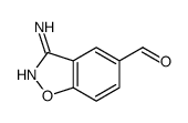 3-氨基苯并[d]异噁唑-5-甲醛结构式