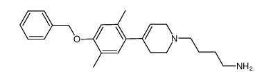 4-[4-(4-benzyloxy-2,5-dimethyl-phenyl)-3,6-dihydro-2H-pyridin-1-yl]-butylamine Structure
