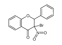 3-Bromo-3-nitroflavanone Structure