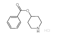 4-Piperidinyl benzoate hydrochloride Structure