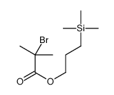 3-trimethylsilylpropyl 2-bromo-2-methylpropanoate结构式