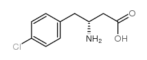 (R)-3-AMINO-4-(4-CHLOROPHENYL)BUTANOIC ACID structure