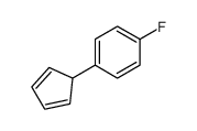 p-fluorophenylcyclopentadiene结构式